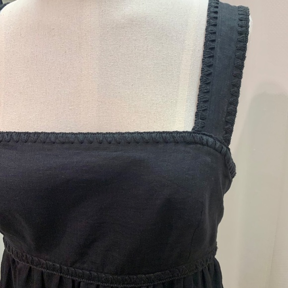 Crochet Trimmed Cutout Ramie Dress - Picture 9 of 9